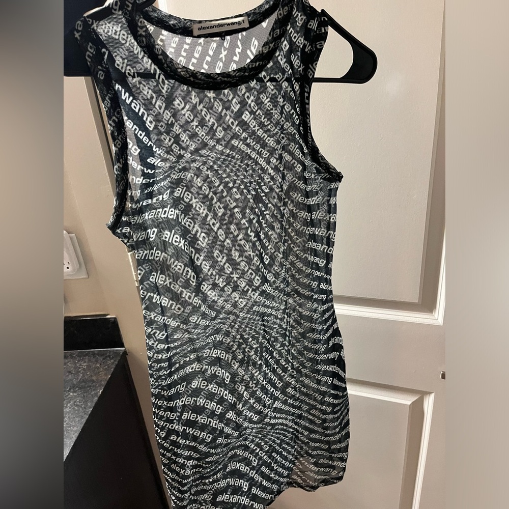 Alexander Wang Logo Mini dress